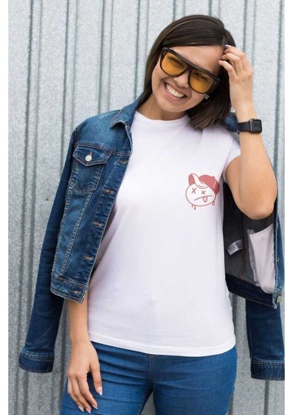 Take It Easy Yazılı Tasarım Baskılı Oversize Unisex Siyah T-Shirt