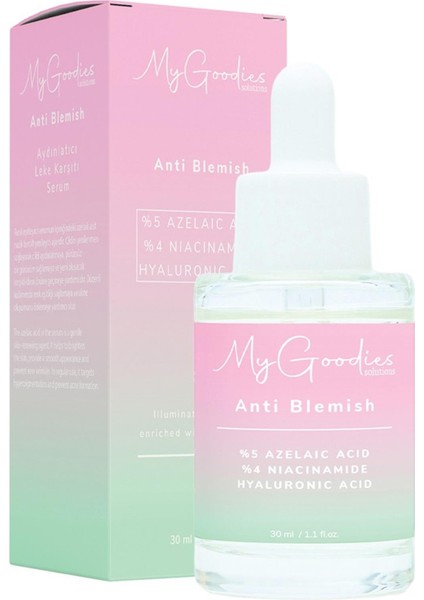 My Goodies Solutions Leke Karşıtı, Cilt Tonu Eşitleyici Azelaik Asit Niacinamide Serum 30ML