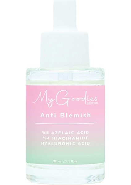 My Goodies Solutions Leke Karşıtı, Cilt Tonu Eşitleyici Azelaik Asit Niacinamide Serum 30ML
