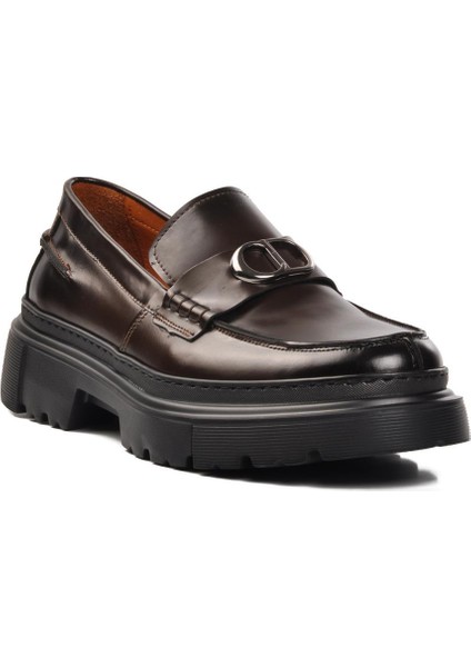 Premium 1308-3 Kahve Deri Erkek Klasik Ayakkabı