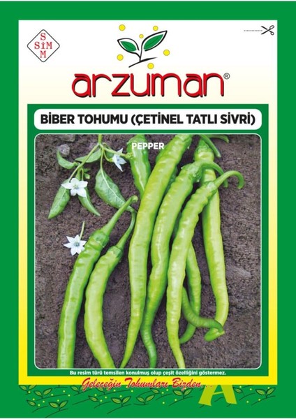 Çetinel Biber Tohumu 10 Gram