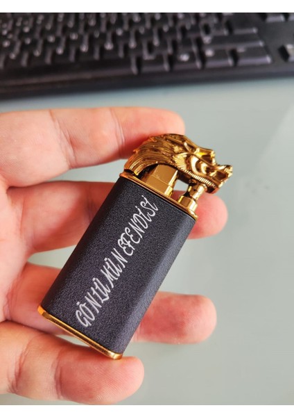 Çakmak Kişiye Özel Isim Yazılı ve Mdf Tasarım Kutulu NO:191