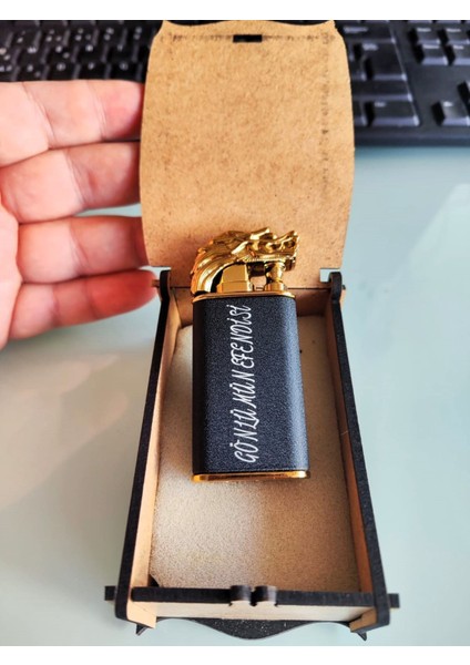 Çakmak Kişiye Özel Isim Yazılı ve Mdf Tasarım Kutulu NO:191 fırsatları