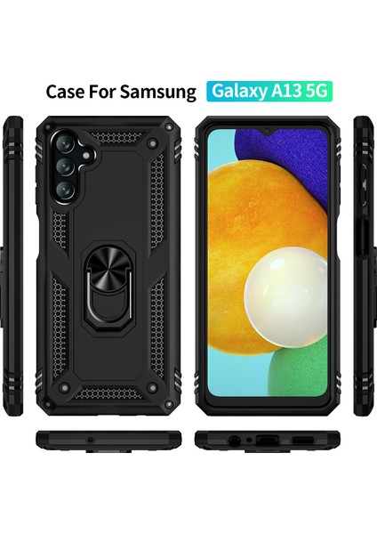 Samsung Galaxy A13 5g Kılıf, [askeri Sınıf] 16FT. Düşme Testli Darbeye Dayanıklı Telefon Kılıfı Manyetik Ayaklı (Yurt Dışından) fiyatları