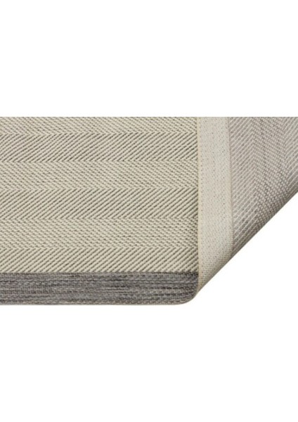 Lodz Bordürlü Sisal Hav Toz Vermeyen Dokuma Halı Hasır Gri Modern Kilim fırsatları