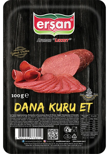 Erşan Et Kuru Et 100 gr