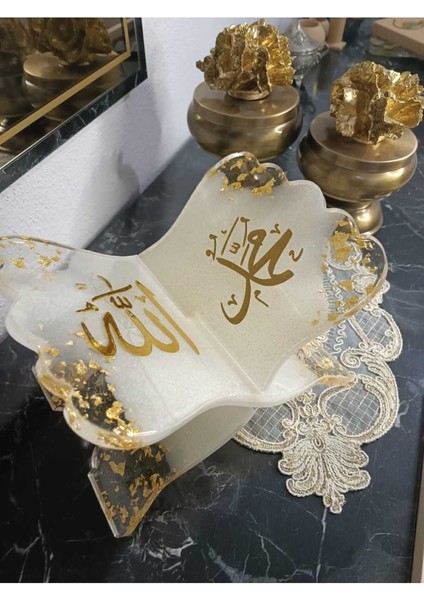 Epoksi Rahle Lafızlı Özel Tasarım Hafız Boy Masaüstü Rahle Çeyiz Hafızlık Hediyesi fiyatları