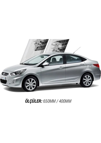 Hyundai Accent Blue Muz Silecek Takımı 650X400 (Cam Sabunu Hediyeli)