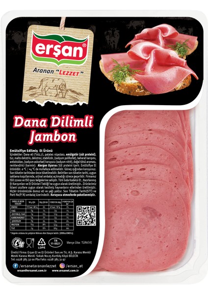 Dana Dilimli Jambon 500 gr