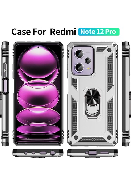 Xiaomi Redmi Note 12 Pro 5g Kılıf, [askeri Sınıf] 16FT. Düşme Testli Darbeye Dayanıklı Telefon Kılıfı Manyetik Ayaklı (Yurt Dışından) fiyatları