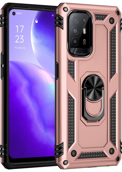 Oppo A94 5g Kılıf, [askeri Sınıf] 16FT. Düşme Testli Darbeye Dayanıklı Telefon Kılıfı Manyetik Ayaklı (Yurt Dışından)