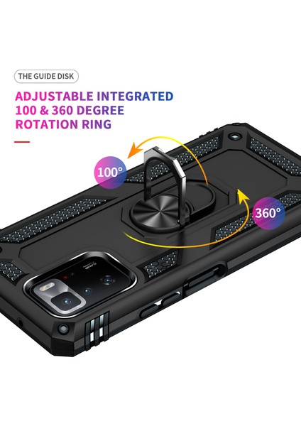 Xiaomi Poco X3 Gt Kılıf, [askeri Sınıf] 16FT. Düşme Testli Darbeye Dayanıklı Telefon Kılıfı Manyetik Ayaklı (Yurt Dışından) indirimleri