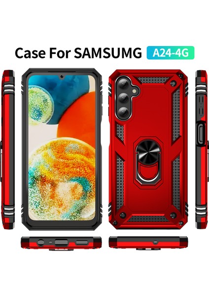 Samsung Galaxy A24 Kılıf, [askeri Sınıf] 16FT. Düşme Testli Darbeye Dayanıklı Telefon Kılıfı Manyetik Ayaklı (Yurt Dışından) fiyatları