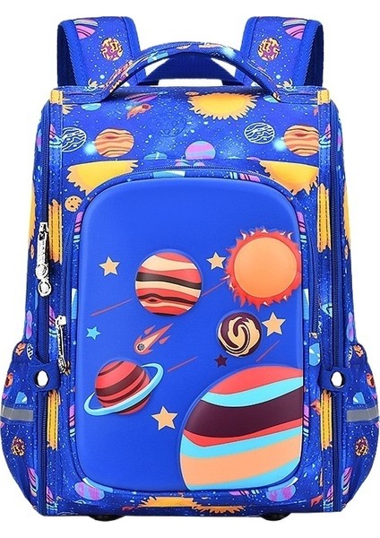 Yeni Ilkokul Öğrencisi Karikatür Okul Çantası Erkek 1-3-6 Sınıf Hepsi Bir Arada Açık Büyük Kapasiteli Çocuk Çantası (Yurt Dışından)