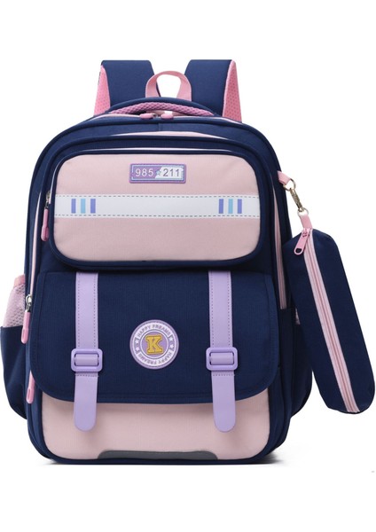 Ilkokul Çantaları Iki Parçalı Set Büyük Kapasiteli Çocuk Sırt Çantaları Yükü Azaltıyor (Yurt Dışından)