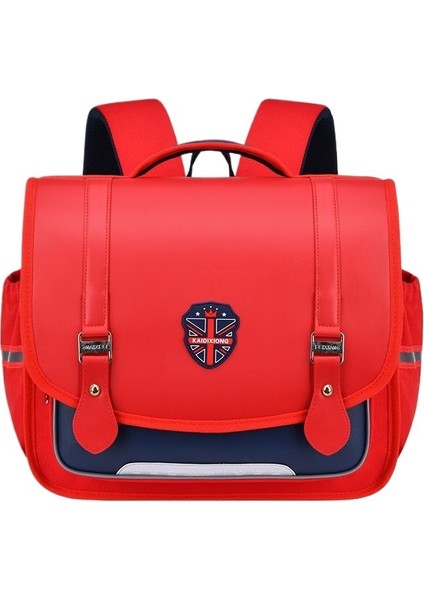 Yükü Azaltmak ve Omurgayı Korumak Için 1-6. Sınıflar Için Ingiliz Tarzı Yatay Versiyon Büyük Kapasiteli Ilkokul Çantası Çocuk Sırt Çantası (Yurt Dışından)