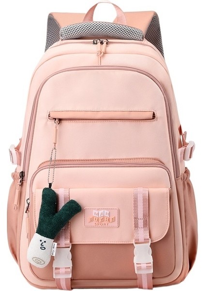 Oxford Kumaş Su Geçirmez Orta Okul Okul Çantası Rahat Moda Lise Öğrencisi Büyük Kapasiteli (Yurt Dışından)