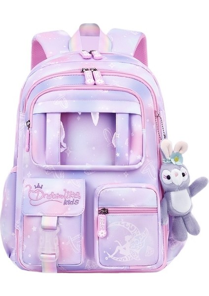 1, 2, 3 Ila 4, 5 ve 6. Sınıflardaki Kızlara Yönelik Ilkokul Öğrencilerinin Okul Çantaları, Ultra Hafif Omurga Koruması ve Büyük Kapasiteli, Yükü Azaltan Buzdolabı Kapısı (Yurt Dışından)