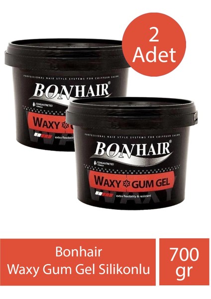 Waxy Gum Gel Silikonlu Wax Jöle 700 ml 2 Adet