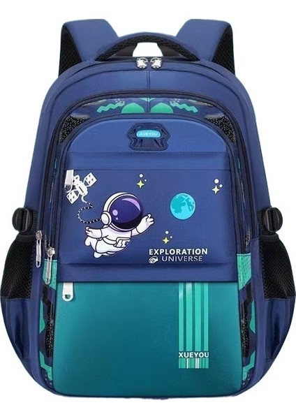 Birinci Sınıftan Altıncı Sınıfa Kadar Olan Çocuklar Için Astronot Hafif Ilkokul Çantası, Yeni Büyük Kapasiteli Su Geçirmez Omuz Omurga Çantası (Yurt Dışından)