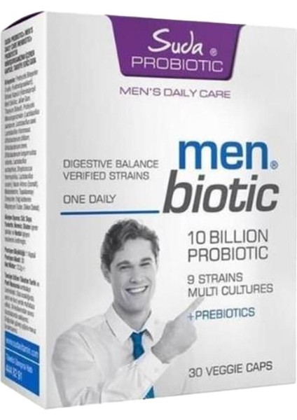 Vitamin Probiotic Men Biotic 30 Veggie Kapsül + Probiotic Berry Biotic 60 Kapsül