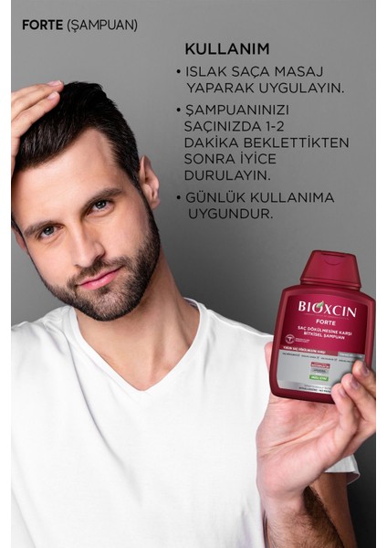 Forte Şampuan 300 ml - 3 Al 2 Öde x 2 Adet