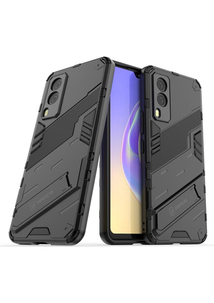 Vıvo V21E 5g Kickstand'li Kılıf, 10FT Askeri Düşme Koruyucu Darbeye Dayanıklı Ince Sert Kılıf (Yurt Dışından) fiyatları