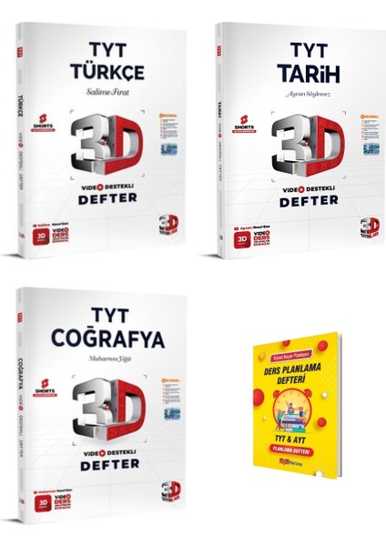 TYT Türkçe Tarih ve Coğrafya Video Destekli Defter - Telefon Tutucu