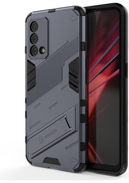 Oppo K9 Kickstand'li Kılıf, 10FT Askeri Düşme Koruyucu Darbeye Dayanıklı Ince Sert Kılıf (Yurt Dışından)