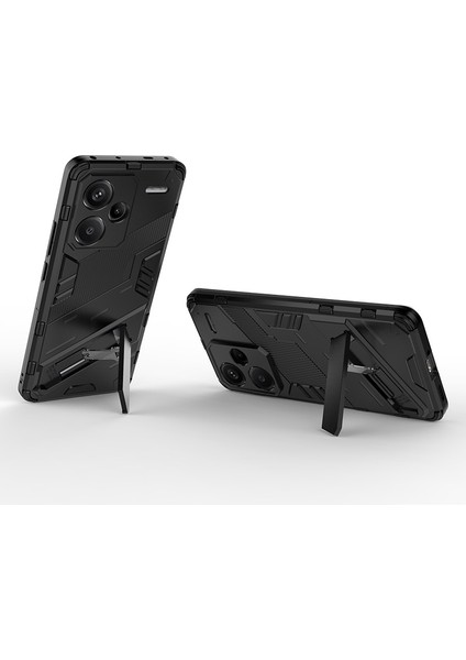 Xiaomi Redmi K30 Kickstand'li Kılıf, 10FT Askeri Düşme Koruyucu Darbeye Dayanıklı Ince Sert Kılıf With KICKSTAND,10FT Military Drop Protective Shockproof Slim Hard Case (Yurt Dışından)