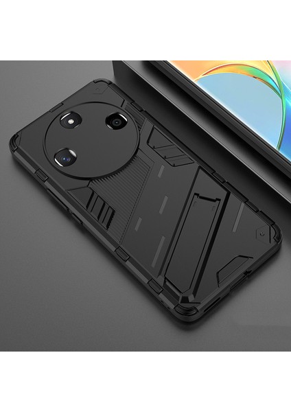 Huawei Honor 50 Se Kickstand'li Kılıf, 10FT Askeri Düşme Koruyucu Darbeye Dayanıklı Ince Sert Kılıf With KICKSTAND,10FT Military Drop Protective Shockproof Slim Hard Case (Yurt Dışından)