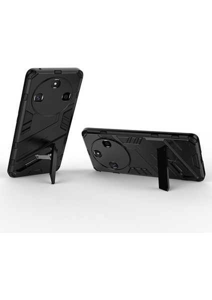 Huawei Honor 50 Se Kickstand'li Kılıf, 10FT Askeri Düşme Koruyucu Darbeye Dayanıklı Ince Sert Kılıf With KICKSTAND,10FT Military Drop Protective Shockproof Slim Hard Case (Yurt Dışından)