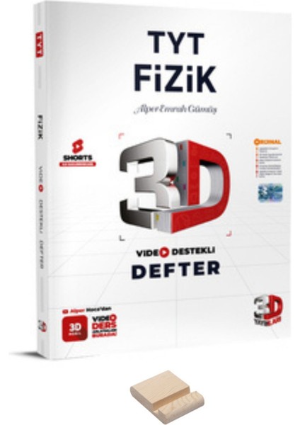 TYT Fizik Video Destekli Defter - Telefon Tutucu