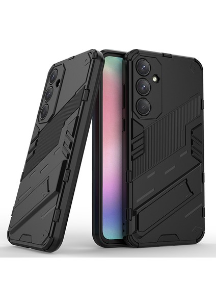 Samsung Galaxy A35 5g Kickstand'li Kılıf, 10FT Askeri Düşme Koruyucu Darbeye Dayanıklı Ince Sert Kılıf With KICKSTAND,10FT Military Drop Protective Shockproof Slim Hard Case (Yurt Dışından)