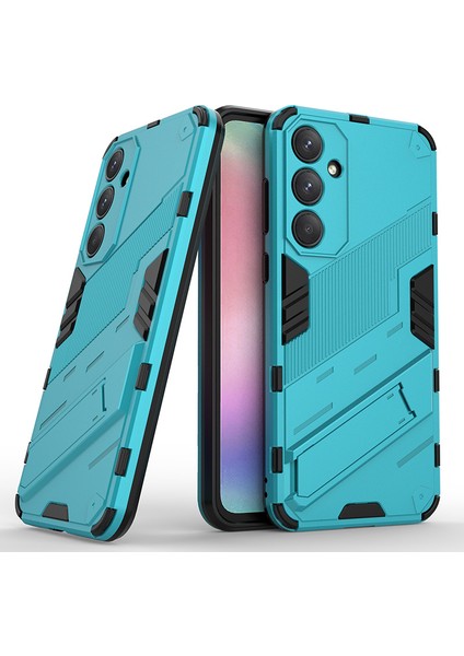 Samsung Galaxy A35 5g Kickstand'li Kılıf, 10FT Askeri Düşme Koruyucu Darbeye Dayanıklı Ince Sert Kılıf With KICKSTAND,10FT Military Drop Protective Shockproof Slim Hard Case (Yurt Dışından)