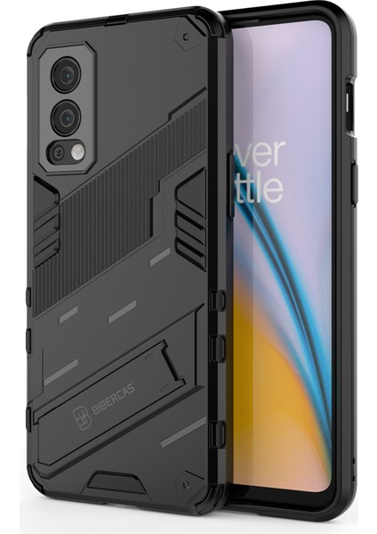 Oneplus Nord 2 5g Kickstand'li Kılıf, 10FT Askeri Düşme Koruyucu Darbeye Dayanıklı Ince Sert Kılıf (Yurt Dışından)