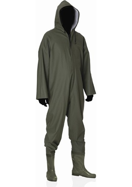 PALALI İş Çizmesi Palalı Pvc Boy Tulum Çizme