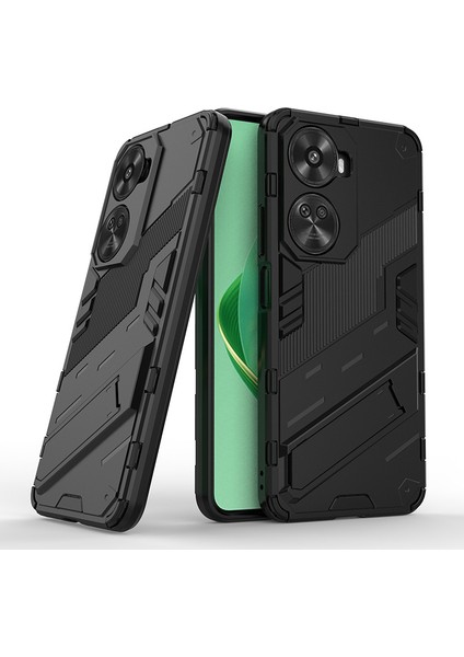 Huawei Nova 11 Se Kickstand'li Kılıf, 10FT Askeri Düşme Koruyucu Darbeye Dayanıklı Ince Sert Kılıf With KICKSTAND,10FT Military Drop Protective Shockproof Slim Hard Case (Yurt Dışından)
