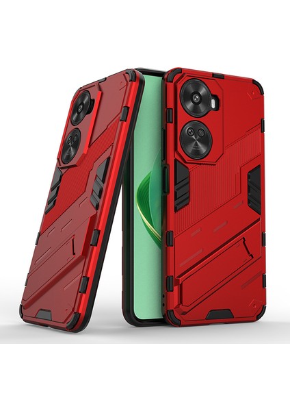 Huawei Nova 11 Se Kickstand'li Kılıf, 10FT Askeri Düşme Koruyucu Darbeye Dayanıklı Ince Sert Kılıf With KICKSTAND,10FT Military Drop Protective Shockproof Slim Hard Case (Yurt Dışından)