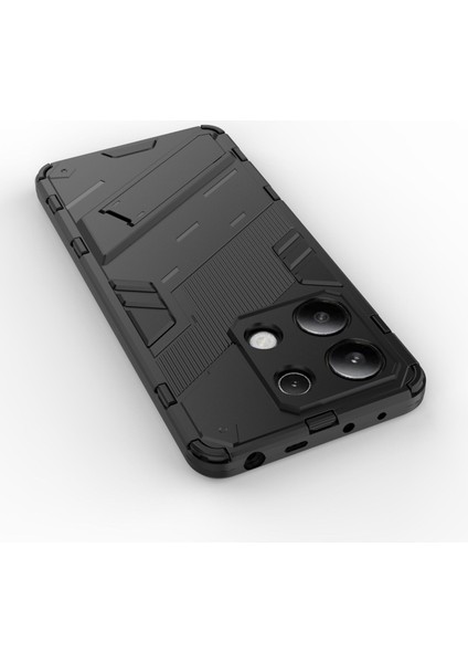 Xiaomi Redmi Note 13 Pro Plus Kickstand'li Kılıf, 10FT Askeri Düşme Koruyucu Darbeye Dayanıklı Ince Sert Kılıf With KICKSTAND,10FT Military Drop Protective Shockproof Slim Hard Case (Yurt Dışından)