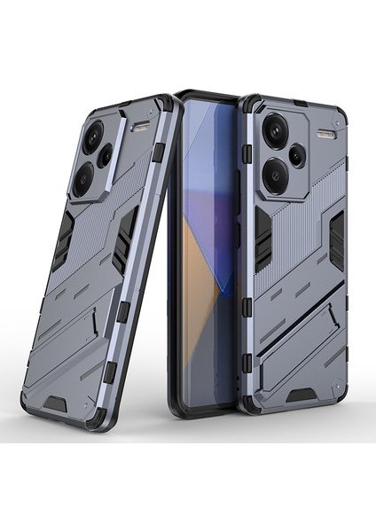 Xiaomi 10 Lite Kickstand'li Kılıf, 10FT Askeri Düşme Koruyucu Darbeye Dayanıklı Ince Sert Kılıf With KICKSTAND,10FT Military Drop Protective Shockproof Slim Hard Case (Yurt Dışından)