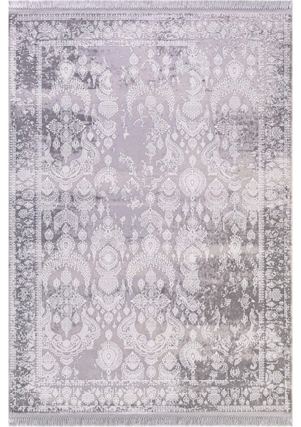 Inspiration 00650g Gri Kemik Vintage Bambu Halı