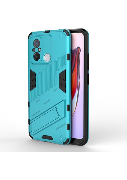 Xiaomi Redmi 12C Kickstand'li Kılıf, 10FT Askeri Düşme Koruyucu Darbeye Dayanıklı Ince Sert Kılıf (Yurt Dışından)