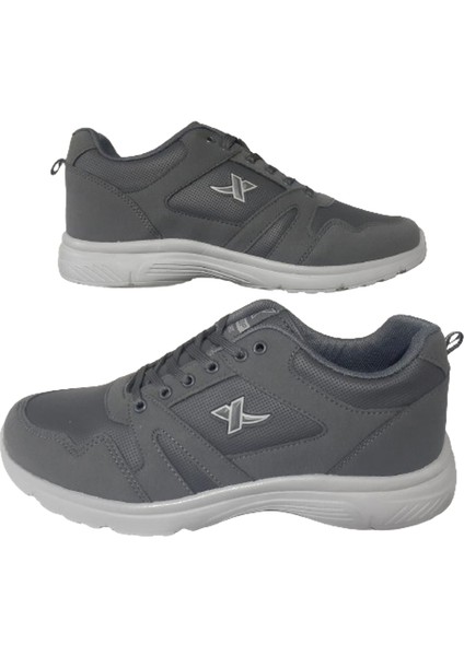 X-Step Unısex Füme Cilt Ortopedik Taban Günlük Yürüyüş Ayakkabı Xstp98-014