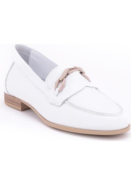 D24YA-3215 Kadın Deri Loafer Ayakkabı fiyatları