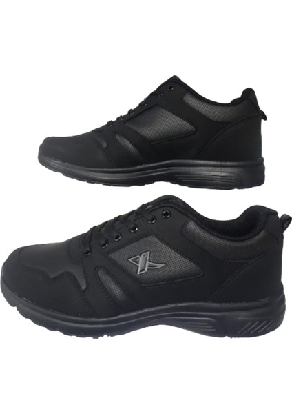 X-Step Unısex Siyah Cilt Ortopedik Taban Günlük Yürüyüş Ayakkabı Xstp98-014 fırsatları