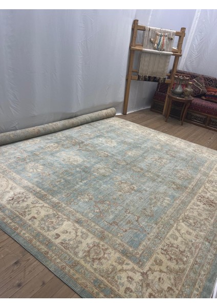 El Dokuma Afgan Uşak Halı - 272 X 360