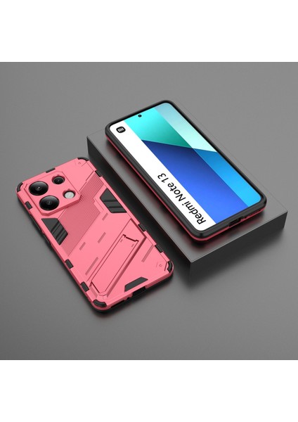 Xiaomi Poco M6 Pro 4g Kickstand'li Kılıf, 10FT Askeri Düşme Koruyucu Darbeye Dayanıklı Ince Sert Kılıf With KICKSTAND,10FT Military Drop Protective Shockproof Slim Hard Case (Yurt Dışından)