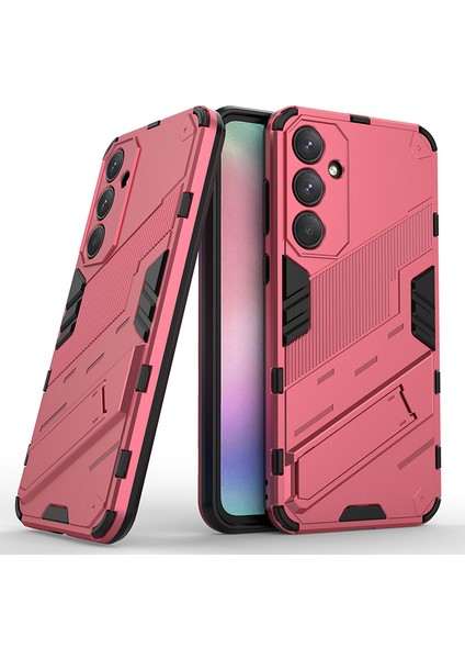 Samsung Galaxy A55 Kickstand'li Kılıf, 10FT Askeri Düşme Koruyucu Darbeye Dayanıklı Ince Sert Kılıf With KICKSTAND,10FT Military Drop Protective Shockproof Slim Hard Case (Yurt Dışından)