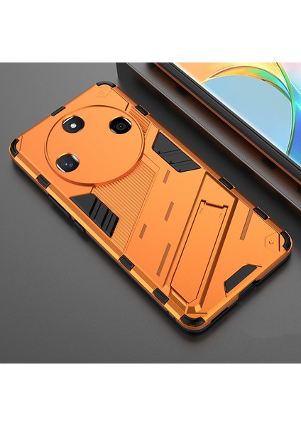 Huawei P50 Kickstand'li Kılıf, 10FT Askeri Düşme Koruyucu Darbeye Dayanıklı Ince Sert Kılıf With KICKSTAND,10FT Military Drop Protective Shockproof Slim Hard Case (Yurt Dışından)